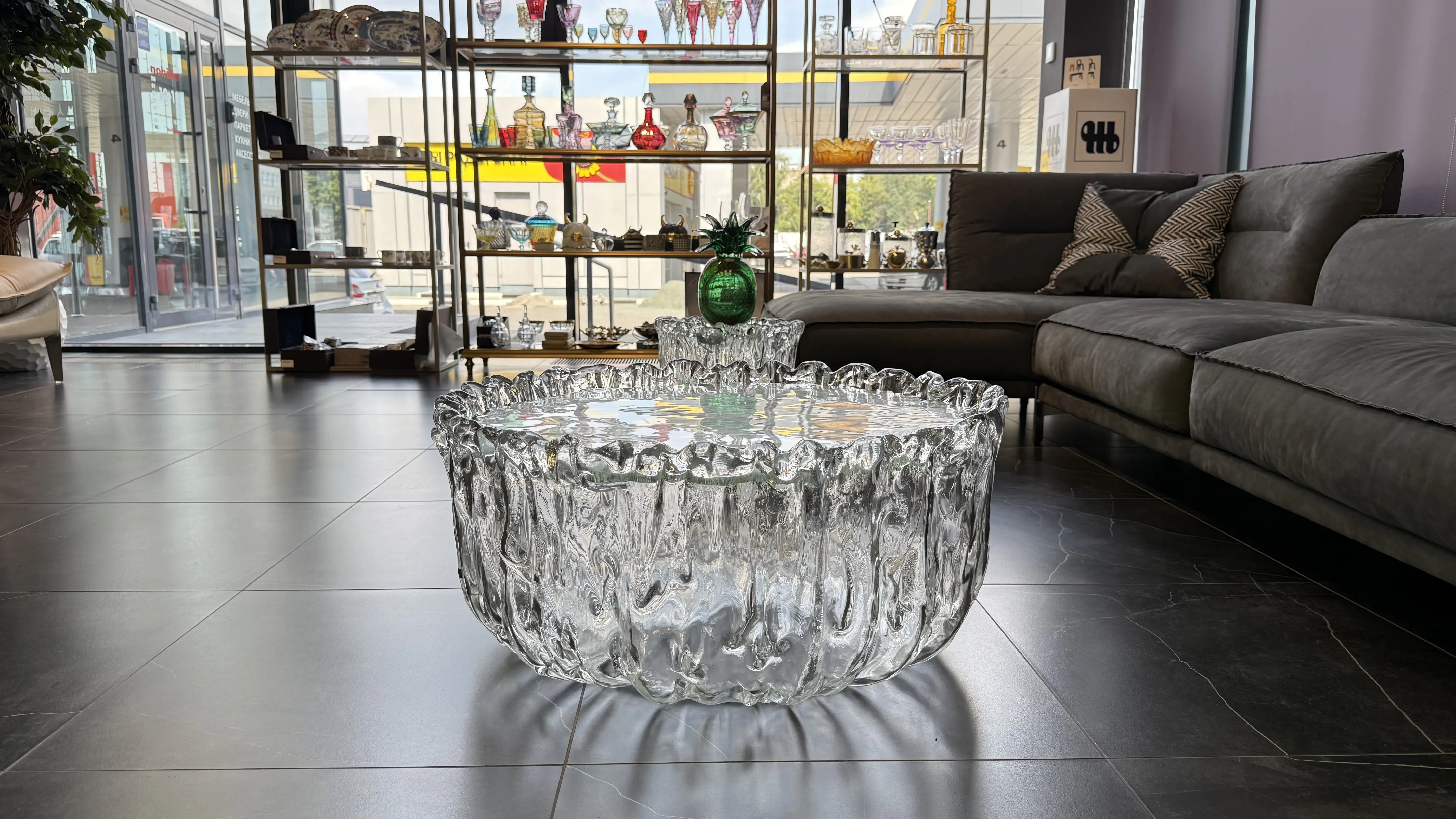 СТЕКЛЯННЫЙ СТОЛИК TOKUJIN YOSHIOKA